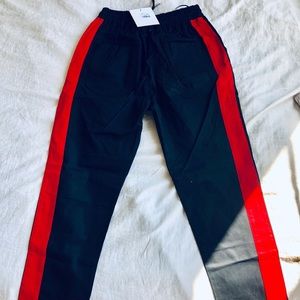 ⭐️NWT LF street pants red stripe drawstring⭐️